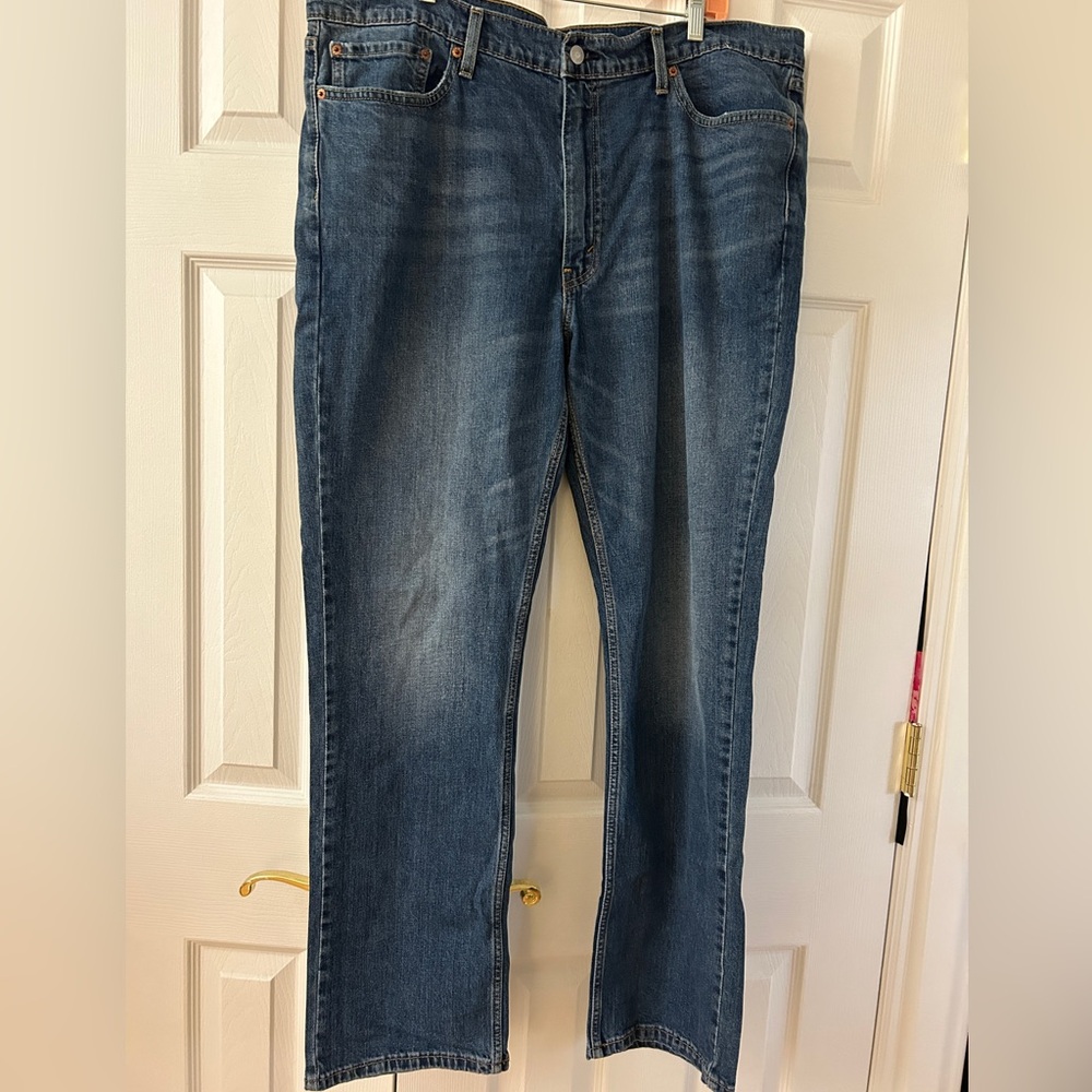 Levi's 514 Men's Straight Fit Jeans 40x32 Blue Denim Medium Wash Classic
